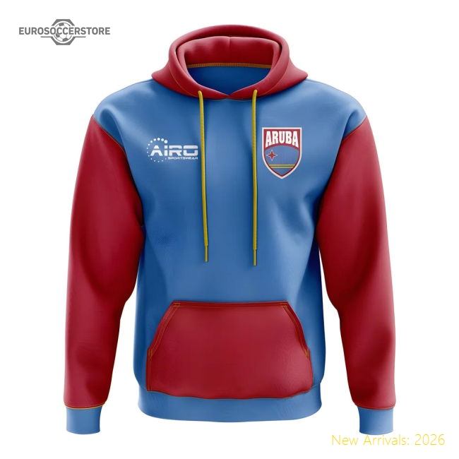 S,Aruba Tournament Aruba Concept Country Football Hoody (Blue)-World Cup Jersey Hub - 2026 National Football Kits Store