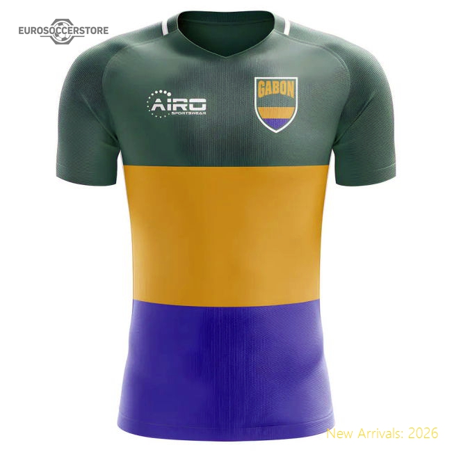S,Gabon 2025-2026 Gabon Home Kit Concept Football Shirt - Baby-World Cup Jersey Hub - 2026 National Football Kits Store