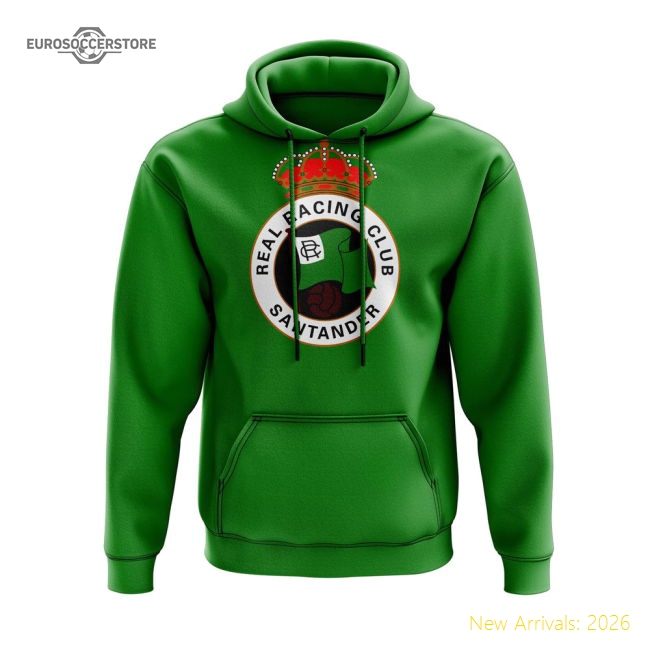 Racing Santander Racing Santander Football Hoody (Green)-World Cup Jersey Hub - 2026 National Football Kits Store