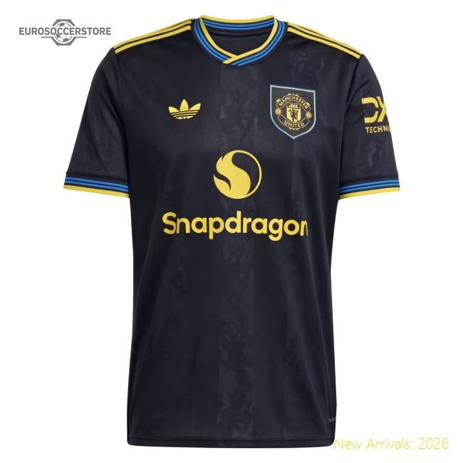 Man Utd 2025-2026 Third Uniform Football Football Shirt-World Cup Jersey Hub - 2026 National Football Kits Store