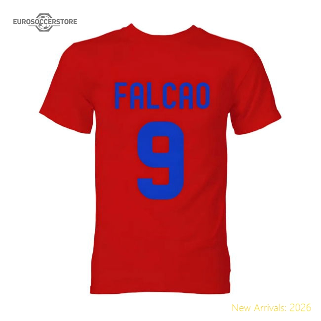 Atletico Madrid Falcao Atletico Madrid Hero T-Shirt (Red)-World Cup Jersey Hub - 2026 National Football Kits Store