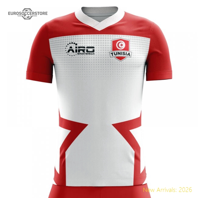 S,Tunisia Match Day 2025-2026 Tunisia Home Concept Football Shirt - Baby-Soccer Shirts Store: 2026 World Cup Kits