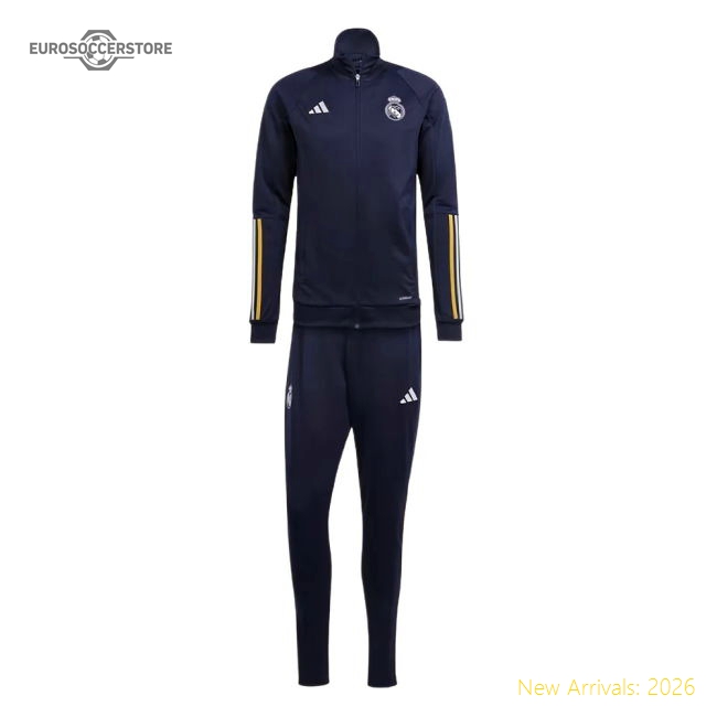 Real Madrid 2023-2024 Real Madrid Tracksuit (Legend Ink) Football Shirt-World Cup Jersey Hub - 2026 National Football Kits Store