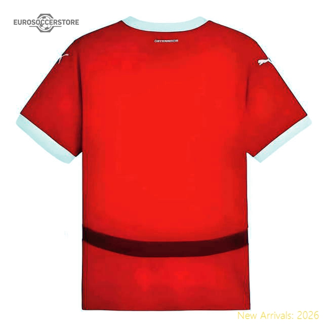 Austria 2024-2025 Home Gear Austria (Your Name) Match Kit-Soccer Shirts Store: 2026 World Cup Kits