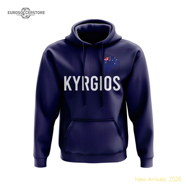 S,Australia Competition Ready Nick Kyrgios Australia Name Hoody (Navy)-World Cup Jersey Hub - 2026 National Football Kits Store