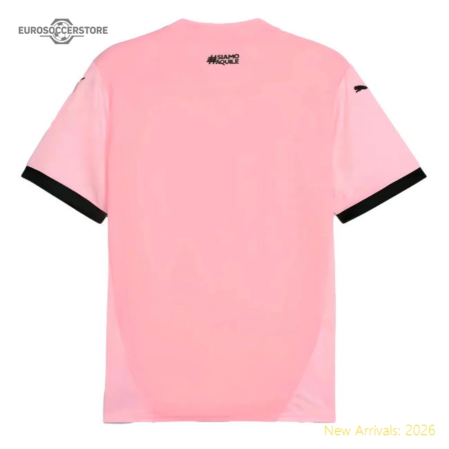 Palermo 2024-2025 Home Uniform Palermo (Your Name) Jersey-World Cup Jersey Hub - 2026 National Football Kits Store