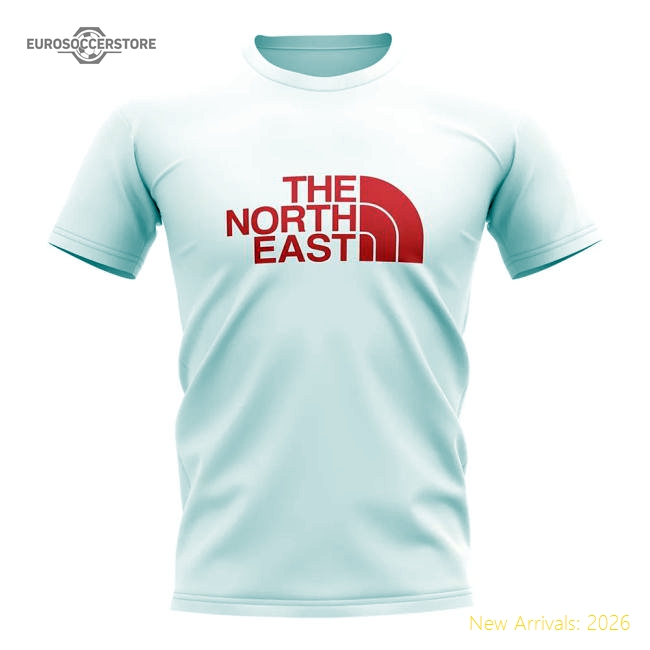 Sunderland Sunderland The North East Football T-Shirt (White)-World Cup Jersey Hub - 2026 National Football Kits Store