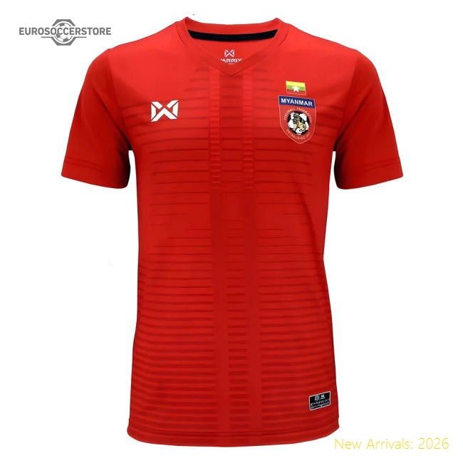 Myanmar 2021-2022 Home Kit Football Jersey-World Cup Jersey Hub - 2026 National Football Kits Store