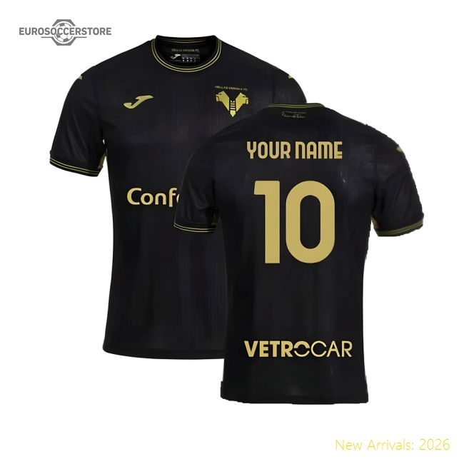 Hellas Verona 2024-2025 Third Uniform Hellas Verona (Your Name) Footba...-World Cup Jersey Hub - 2026 National Football Kits Store