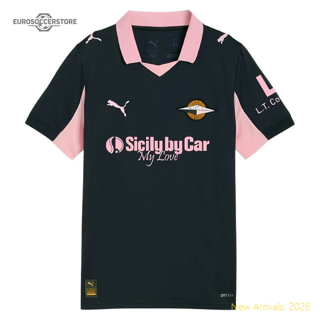 Palermo 2025-2026 Away Uniform Football Match Kit (Kids)-World Cup Jersey Hub - 2026 National Football Kits Store