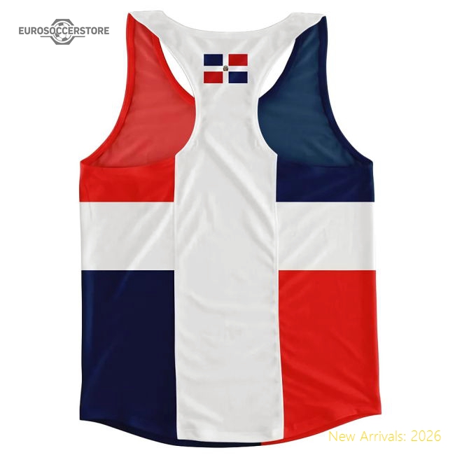 S,Dominican Game Ready Republic Dominican Republic Flag Running Vest-World Cup Jersey Hub - 2026 National Football Kits Store