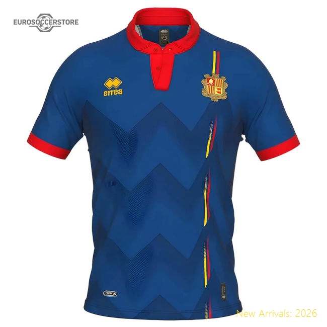 Andorra 2022-2023 Away Uniform Football Football Top-Soccer Shirts Store: 2026 World Cup Kits