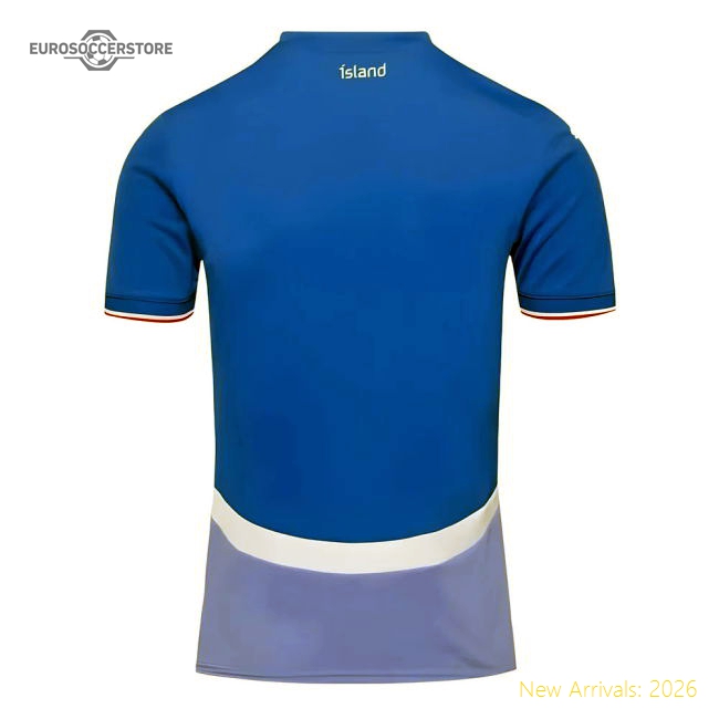 Iceland 2024-2025 Home Uniform Football Football Top-World Cup Jersey Hub - 2026 National Football Kits Store