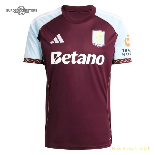 Club Match Day Teams,Aston Villa 2025-2026 Aston Villa Home Shirt (Your...-World Cup Jersey Hub - 2026 National Football Kits Store