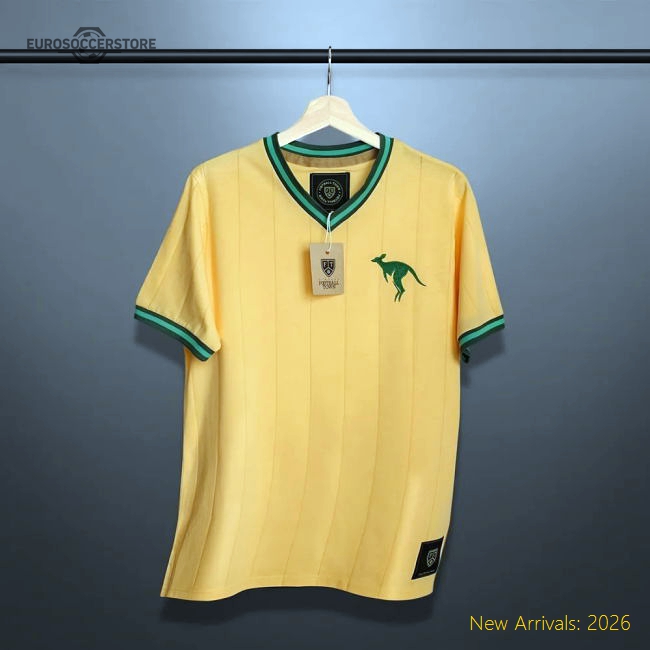 S,Australia Vintage Australia The Kangaroo Football Kit-World Cup Jersey Hub - 2026 National Football Kits Store