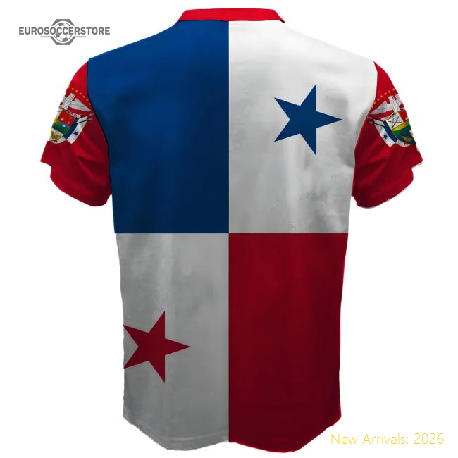 S,Panama Match Day Panama Coat Of Arms Sublimated Sports Football Shirt-World Cup Jersey Hub - 2026 National Football Kits Store