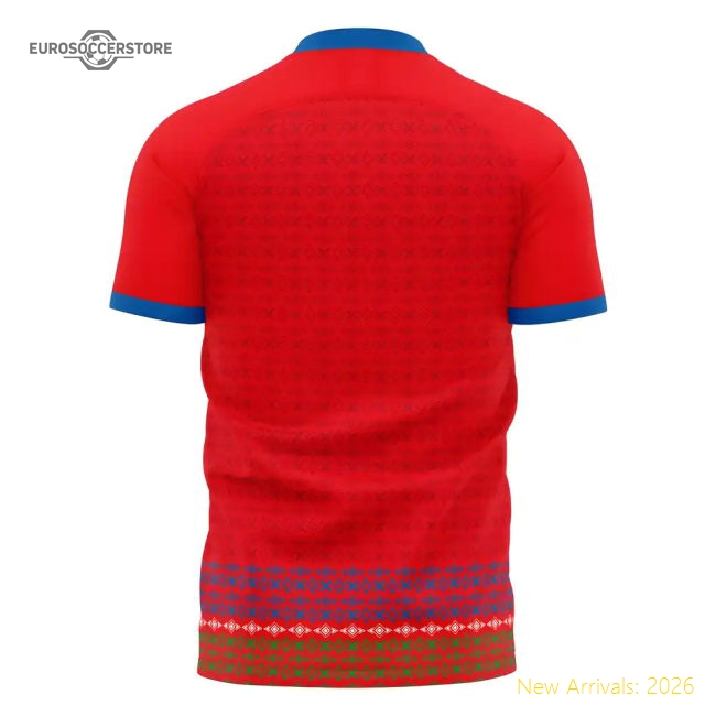 S,Gambia Gambia 2025-2026 Home Concept Football Kit (Libero)-Soccer Shirts Store: 2026 World Cup Kits