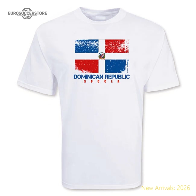 S,Dominican Republic Dominican Republic Football T-Shirt-World Cup Jersey Hub - 2026 National Football Kits Store