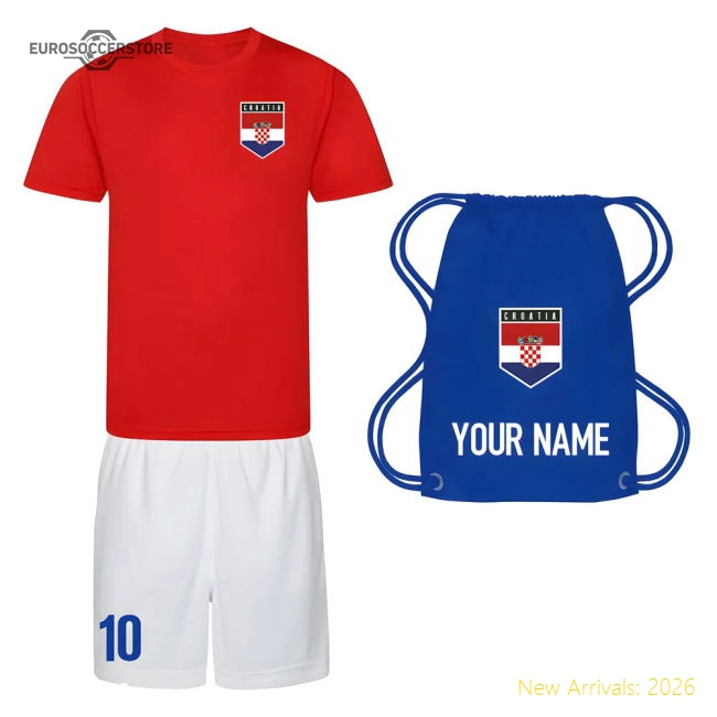 Croatia Personalised Croatia Training Match Kit Package-Soccer Shirts Store: 2026 World Cup Kits