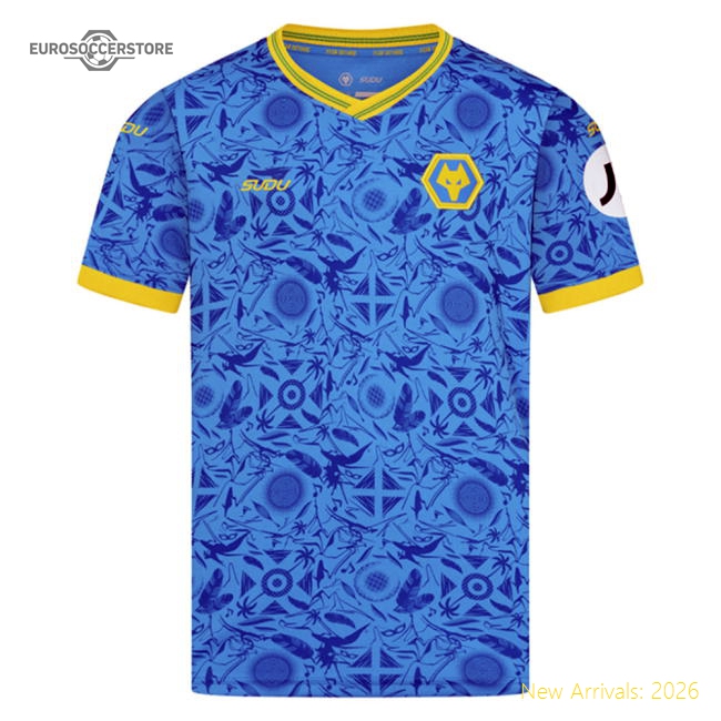 Wolves 2025-2026 Third Uniform Football Football Top (Kids)-Soccer Shirts Store: 2026 World Cup Kits