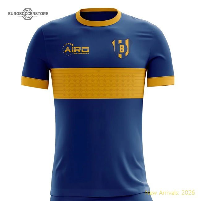 S,Argentine Teams 2025-2026 Boca Juniors Home Kit Concept Football...-Soccer Shirts Store: 2026 World Cup Kits
