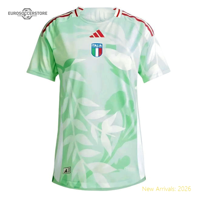 Italy Women 2025-2026 Away Player Cut Italy (Womens Team) Top Ladies-Soccer Shirts Store: 2026 World Cup Kits