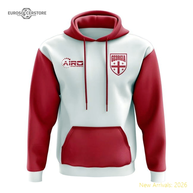 Georgia Georgia Concept Country Football Hoody White-Soccer Shirts Store: 2026 World Cup Kits