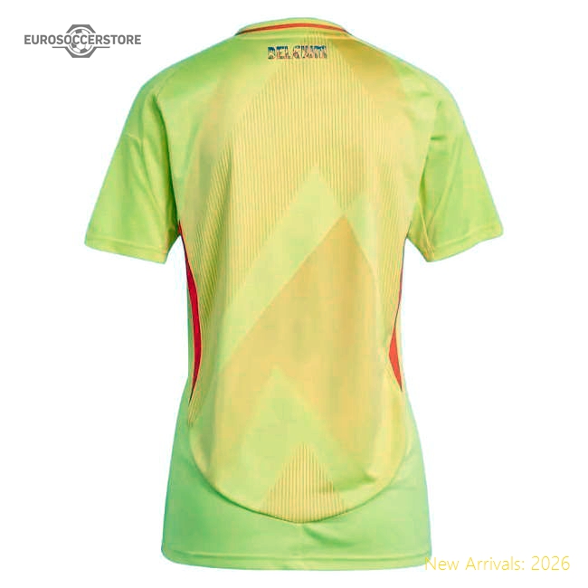 Belgium Women 2025-2026 Away Gear Womens Belgium Team Match Kit Ladies-Soccer Shirts Store: 2026 World Cup Kits
