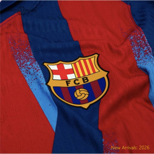 Barcelona 2025-2026 Player Version Football Football Top-World Cup Jersey Hub - 2026 National Football Kits Store