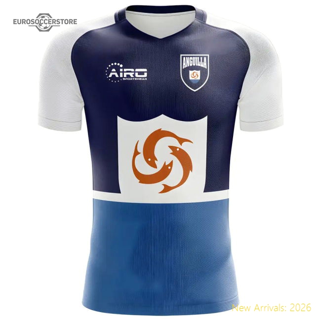 S,Anguilla 2025-2026 Anguilla Home Kit Concept Football Shirt-World Cup Jersey Hub - 2026 National Football Kits Store