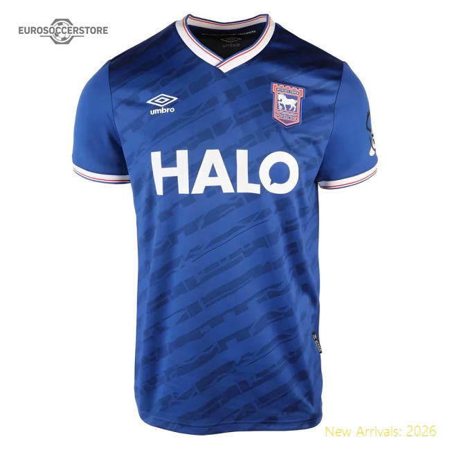 Championship 2025-2026 Home Uniform Ipswich Town Match Kit-Soccer Shirts Store: 2026 World Cup Kits