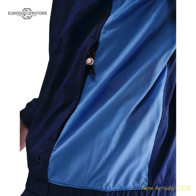 Tottenham 2025-2026 Tottenham T90 Training Jacket (Navy)-Soccer Shirts Store: 2026 World Cup Kits
