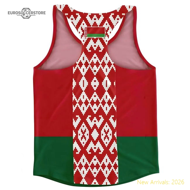 Belarus Belarus Flag Running Vest-World Cup Jersey Hub - 2026 National Football Kits Store