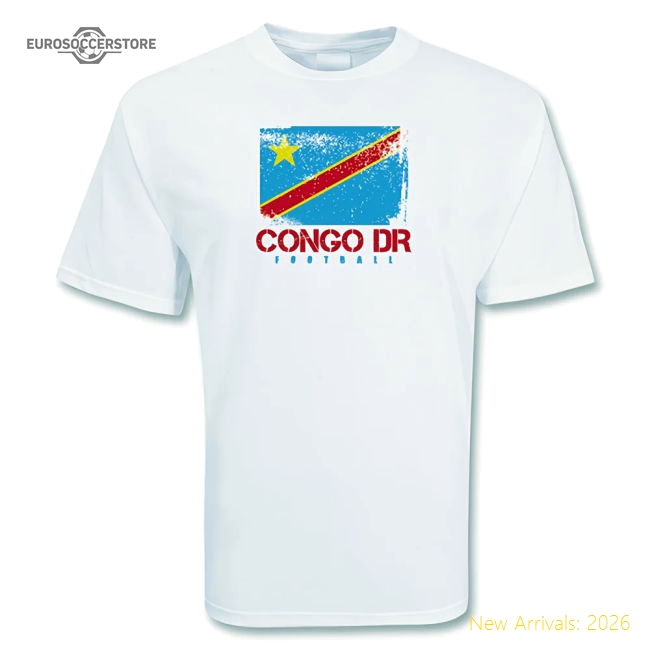 S,Congo Competition Ready Congo Dr Football T-Shirt Perfect For Cheering-World Cup Jersey Hub - 2026 National Football Kits Store