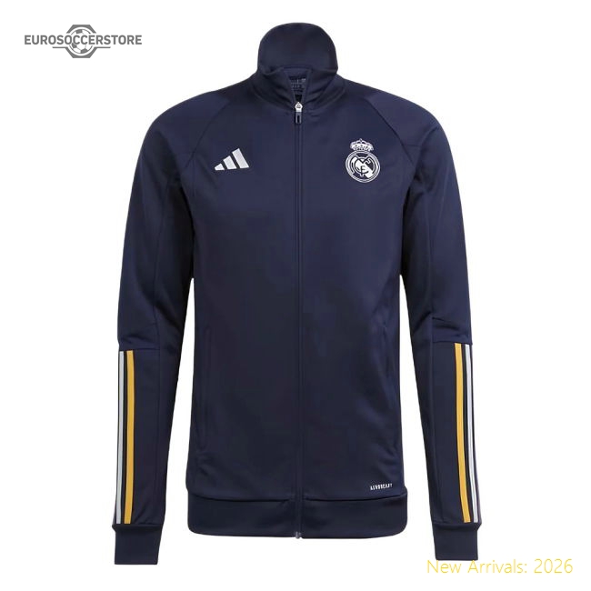 2023-2024 Real Madrid Tracksuit (Legend Ink)-The Soccer Shirt Hub