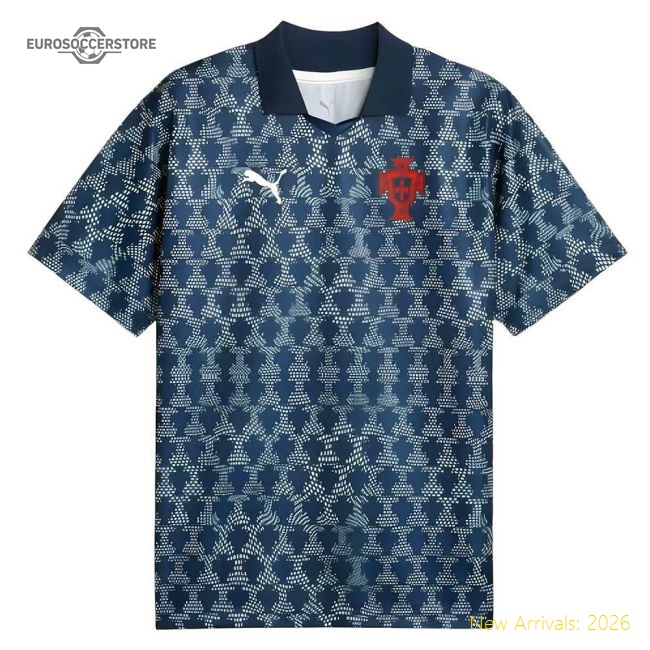 2025-2026 Portugal ftblNRGY+ Retro Jersey (Persian Blue)-The Soccer Shirt Hub