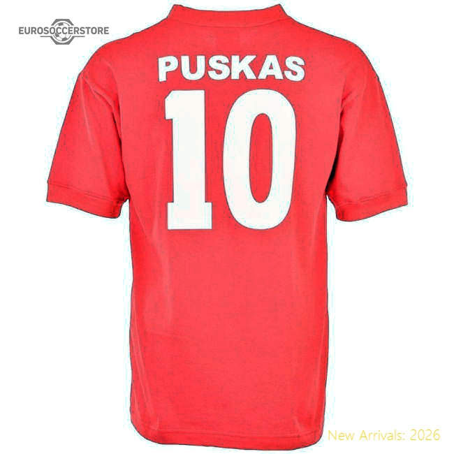 Hungary 1954 World Cup Final Puskas 10 Retro Football Shirt-The Soccer Shirt Hub