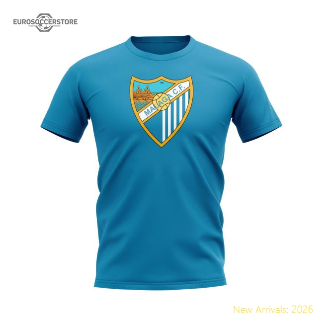 Malaga T-shirt (Blue)-The Soccer Shirt Hub