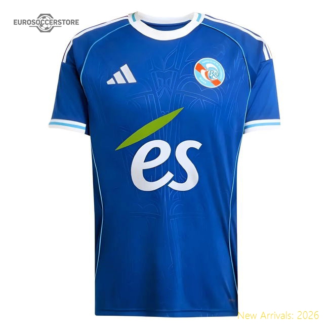 2025-2026 Strasbourg Home Shirt-The Soccer Shirt Hub