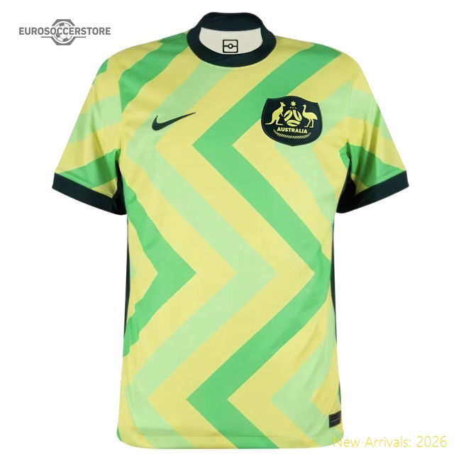 2025-2026 Australia Home Shirt (Rowles 4)-The Soccer Shirt Hub