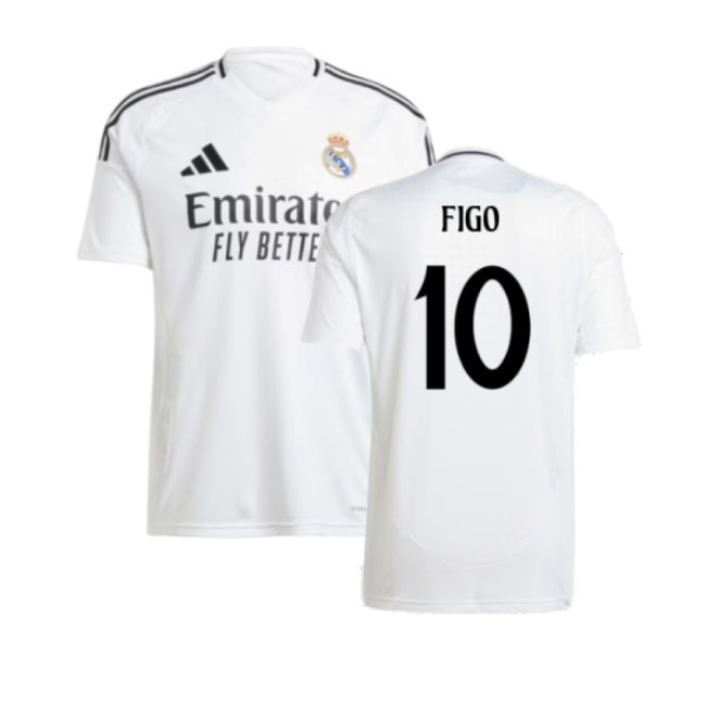 2024-2025 Real Madrid Home Shirt (Figo 10)-The Soccer Shirt Hub