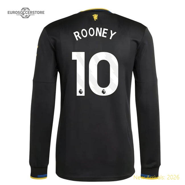 2025-2026 Man Utd Authentic Long Sleeve Third Shirt (Rooney 10)-The Soccer Shirt Hub