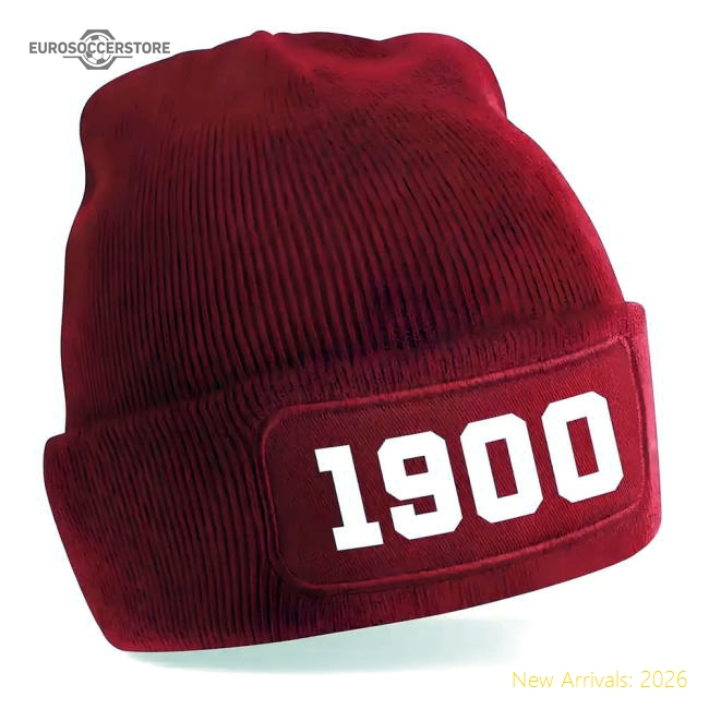 Munich 1900 Football Beanie Hat (Red)-The Soccer Shirt Hub