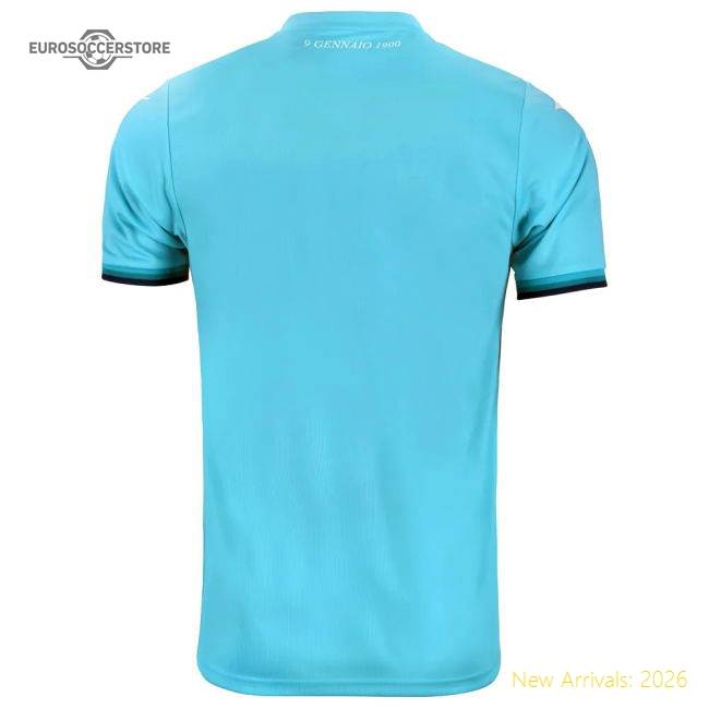 Lazio 125th Anniversary Goalkeeper Shirt (Blue)-The Soccer Shirt Hub
