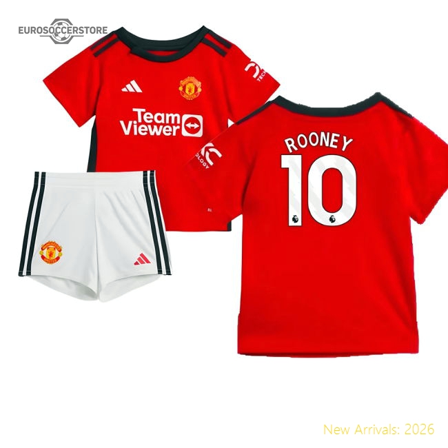 2023-2024 Man Utd Home Baby Kit (Rooney 10)-The Soccer Shirt Hub