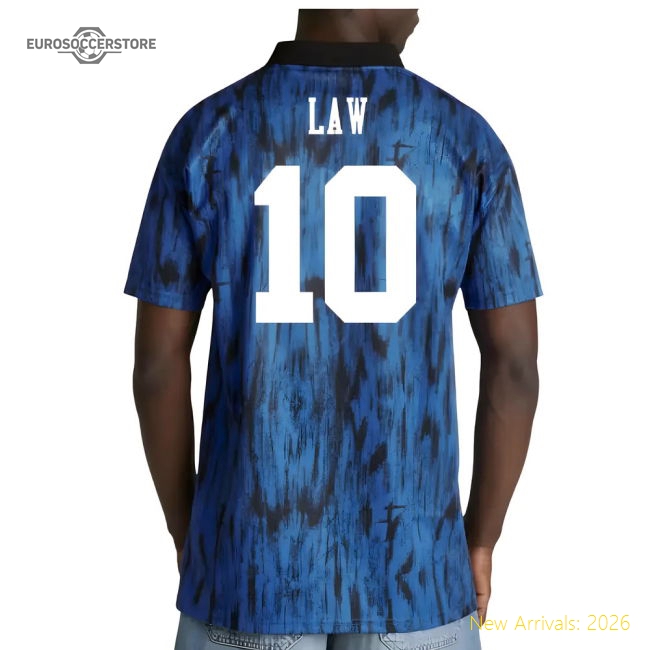 1992-1993 Man Utd Away Retro Shirt (Law 10)-The Soccer Shirt Hub