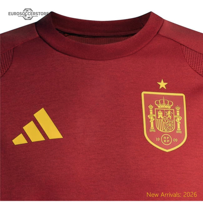2026-2027 Spain Travel Crew (Red)-The Soccer Shirt Hub
