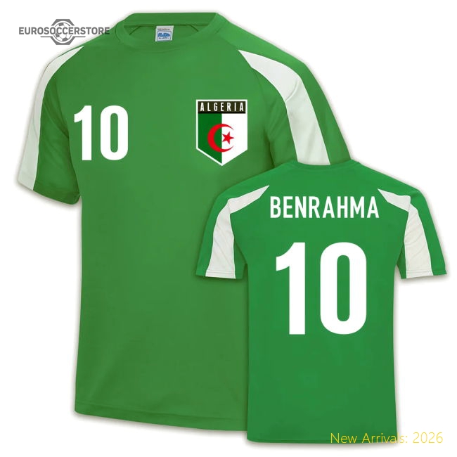 Algeria Sports training Jersey (Said Benrahma 10)-The Soccer Shirt Hub