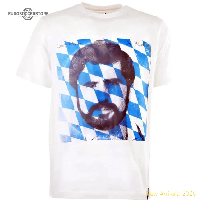 Pennarello: LPFC - Gerd Muller T-Shirt - White-The Soccer Shirt Hub