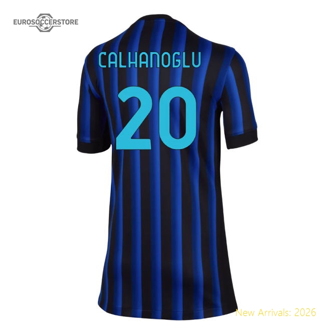 2025-2026 Inter Milan Home Shirt (Kids) (Calhanoglu 20)-The Soccer Shirt Hub